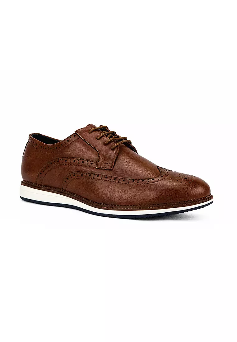 Discount on Mario D' boro Runway  shoes - SKU: Men's Casual Oxford Mw 24218 Brown C45