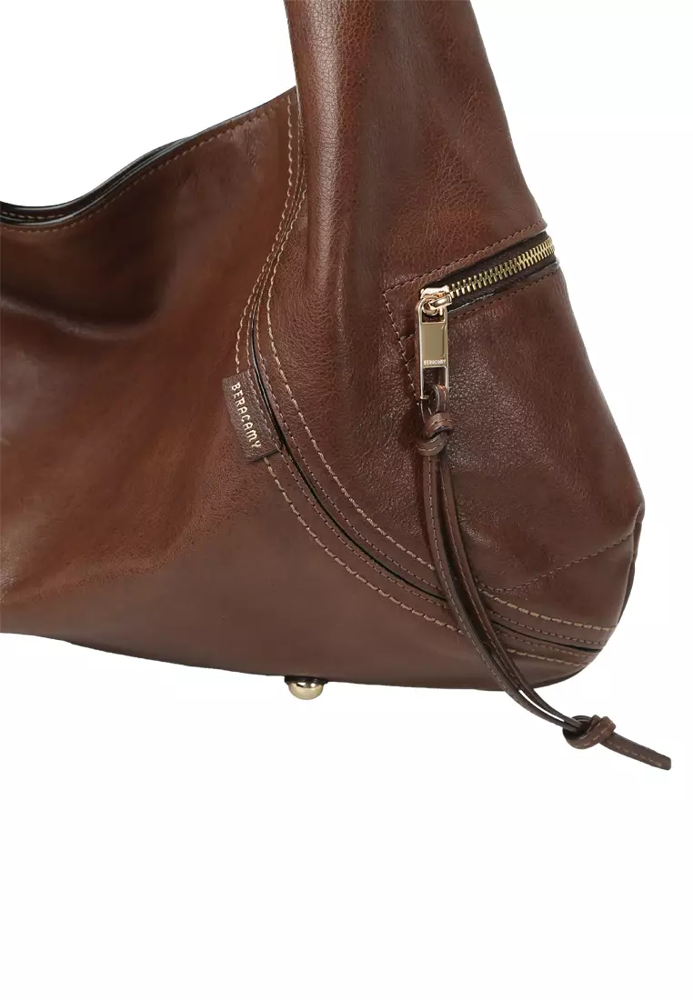 Arial Side Pockets Hobo Bag II - Cacao