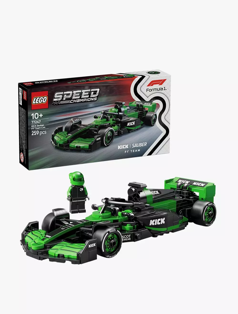 LEGO® Speed Champions KICK Sauber F1® Team C44 Race Car - 77247