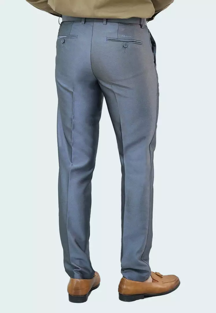 Johnwin - Celana Formal - Premium Glossy - Slim Fit - Abu - F.1018.010.230.C