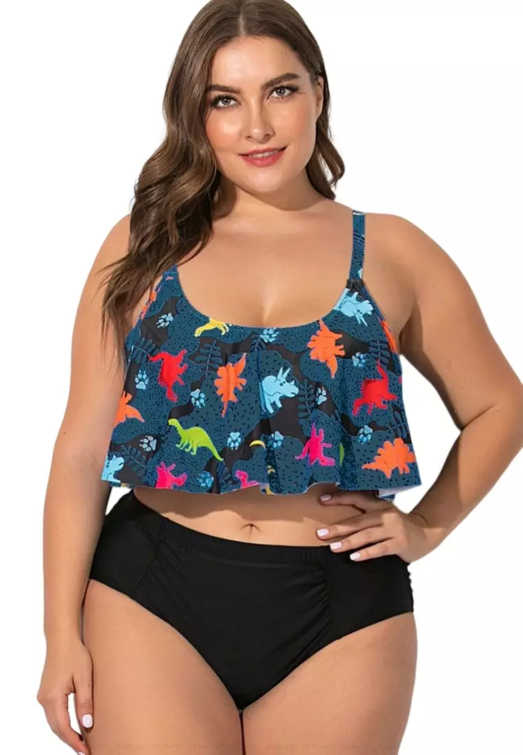 SEA GROVE Plus Size 2PCS Sling Bikini Swimsuit 2024 Buy SEA