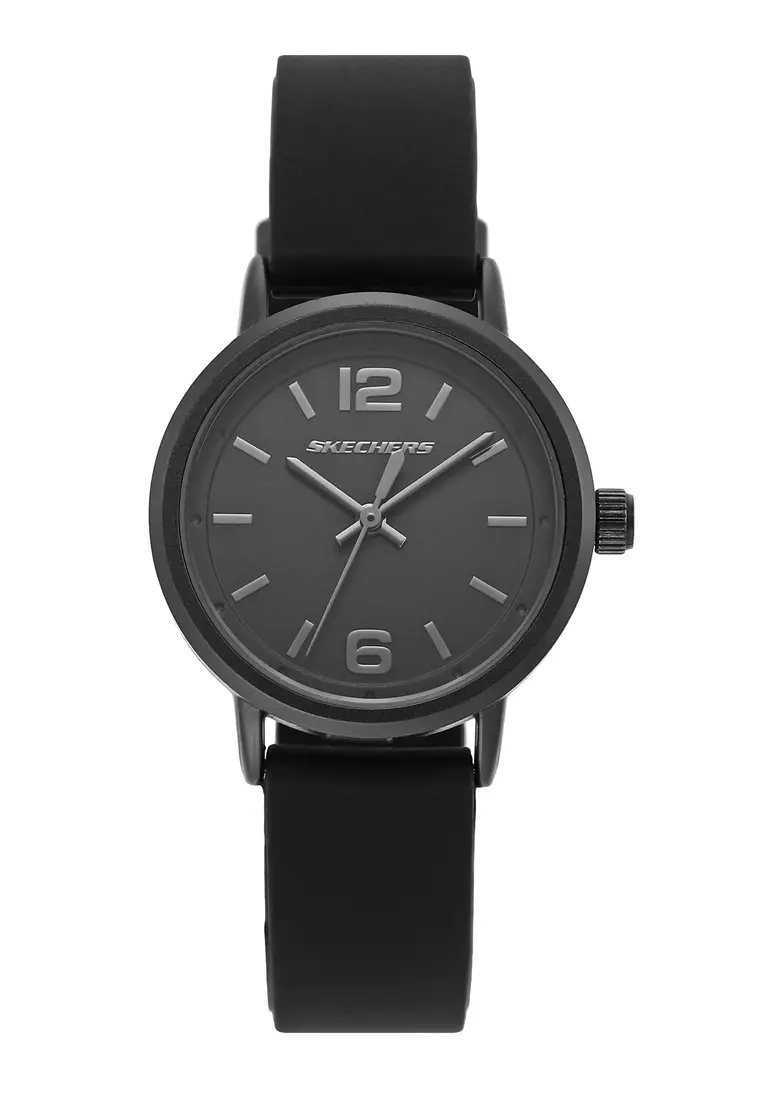 Skechers black hot sale watch