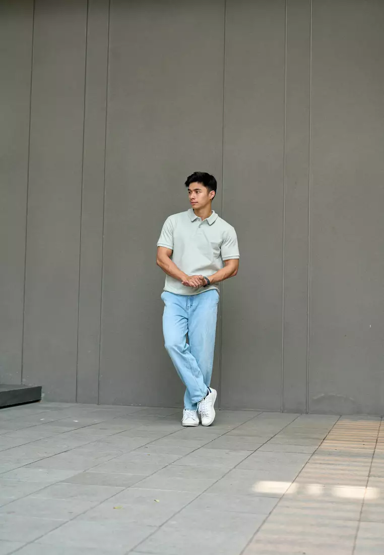 Kale HUGO Light Green / Polo Shirt Lengan Pendek Pria