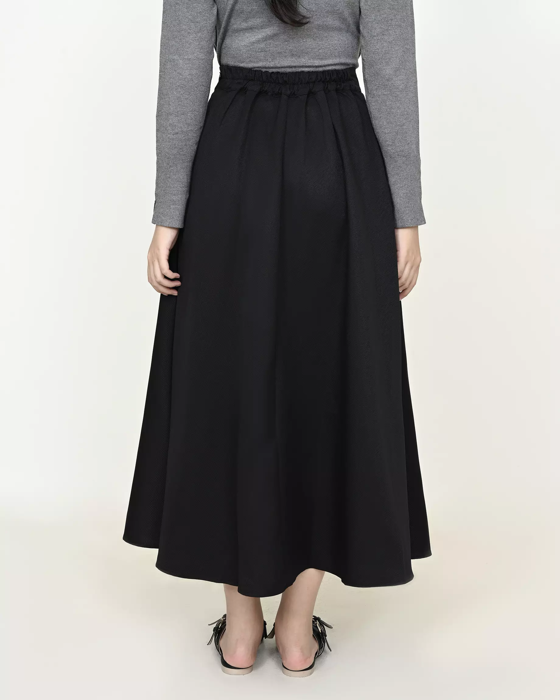 Geulis.id CHITOSE SKIRT - Black