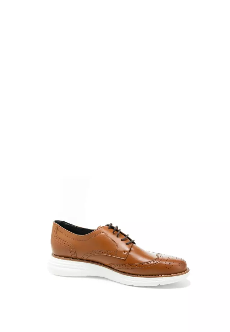 Discount on Jirras  shoes - SKU: Jirras Men Derby Lite Shoes Genuine Leather Filipino Handcraft Walnut Michael