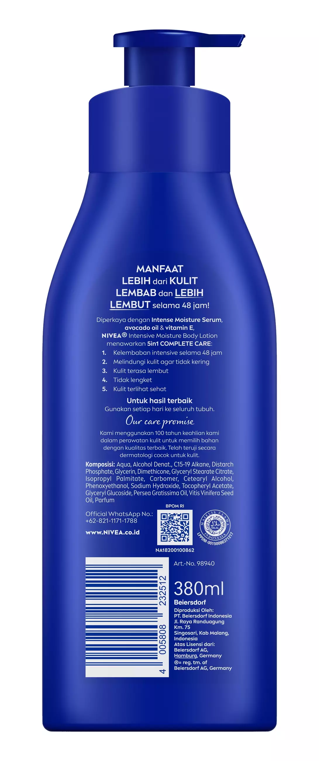 NIVEA Body Intensive Lotion 380ml - Twin Pack