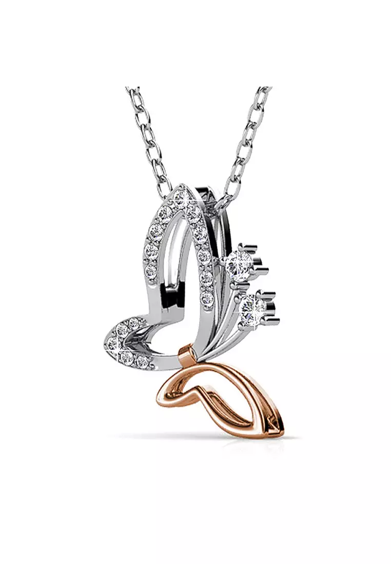 Butterfly Buff Necklace Embellished with SWAROVSKI® crystals