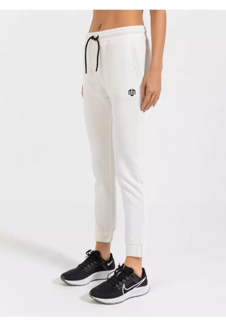 White nike clearance sweatpants womens