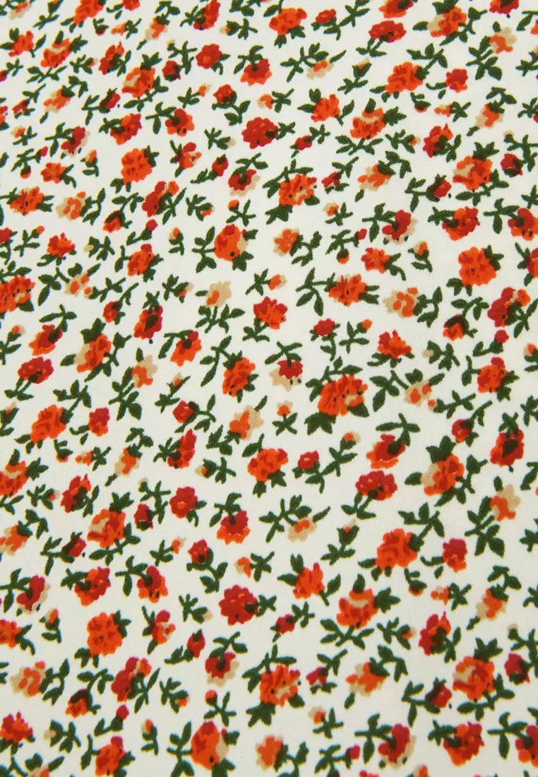 Marigold Buttoned Midi Skirt