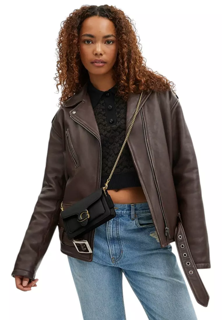 Tabby Crossbody Wristlet - Brass/Black