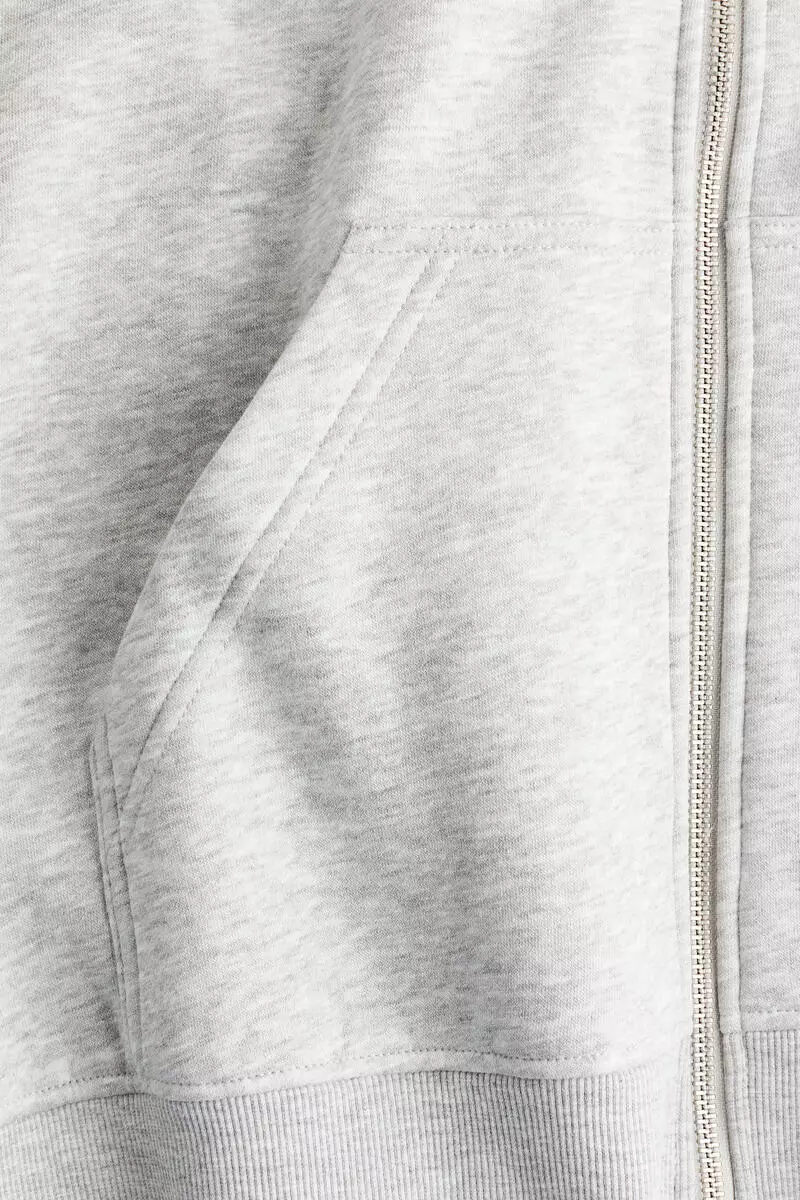 Zip-through hoodie