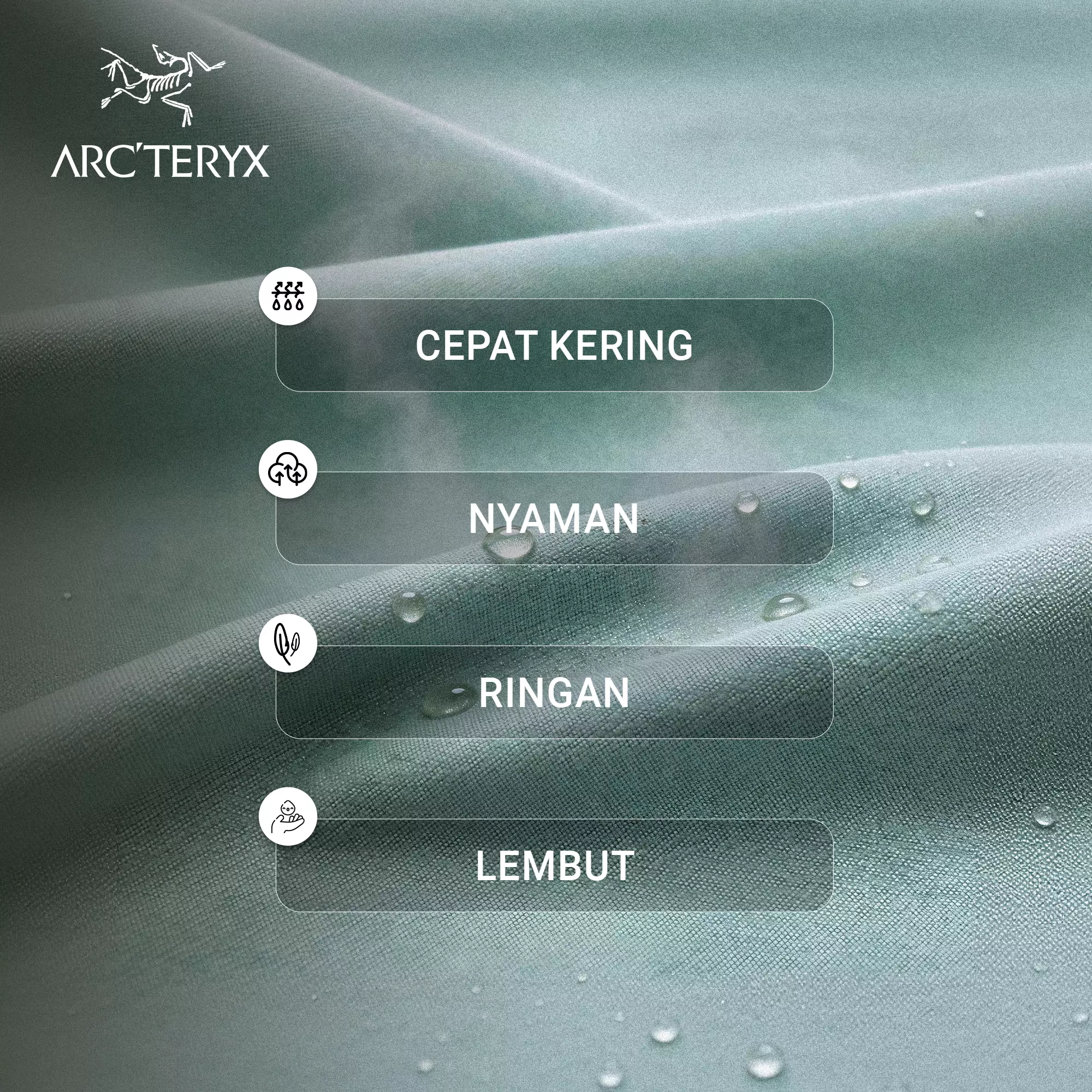 Arc’teryx Porto Cerco Polo – Kaos Kerah Pria Polos