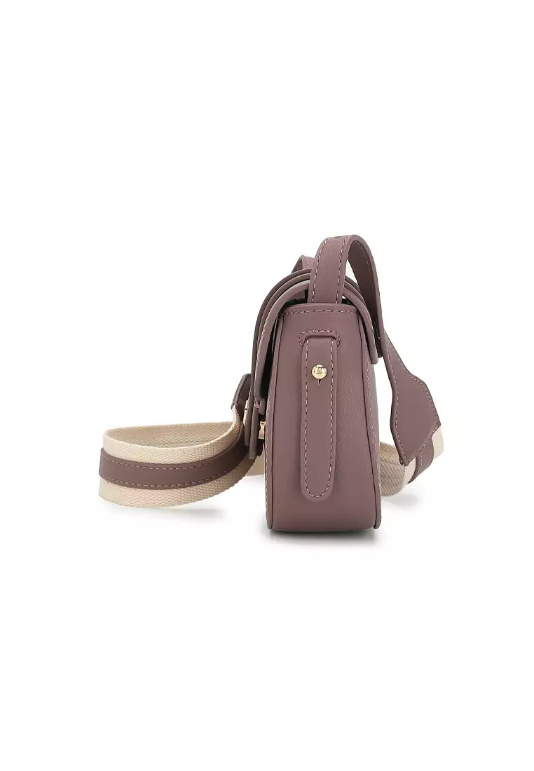 Women's Shoulder Sling Bag / Crossbody Bag (Tas Selempang Wanita Tas Bahu) - Merah Jambu