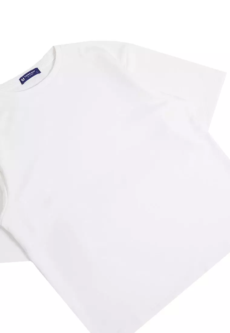 MTR83 Kaos Oversize Gambar Belakang "thirdday inspired" Bahan Tebal Scuba Abu Tua