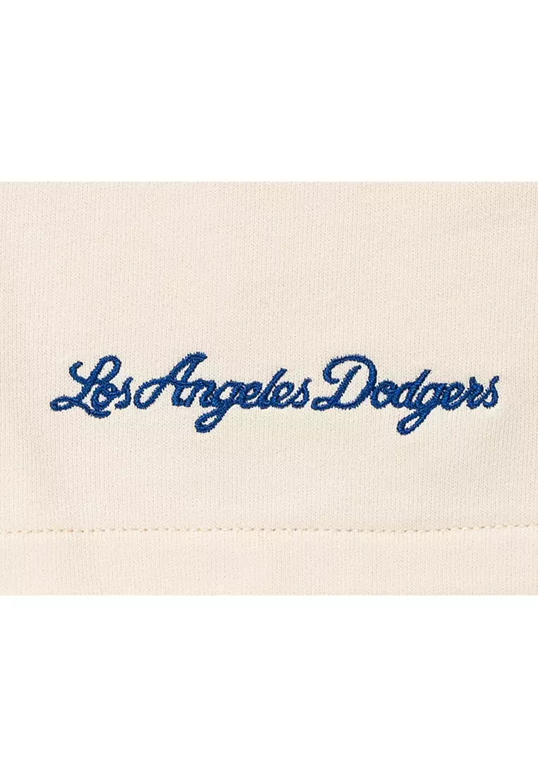 NE Los Angeles Dodgers Harvest Merch Chrome White Knit Shorts