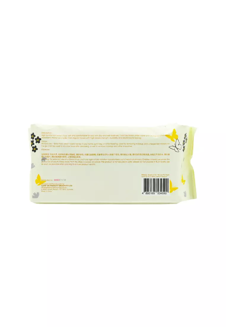SASATINNIE  Winnie the Pooh Facial Towel(60pcs)