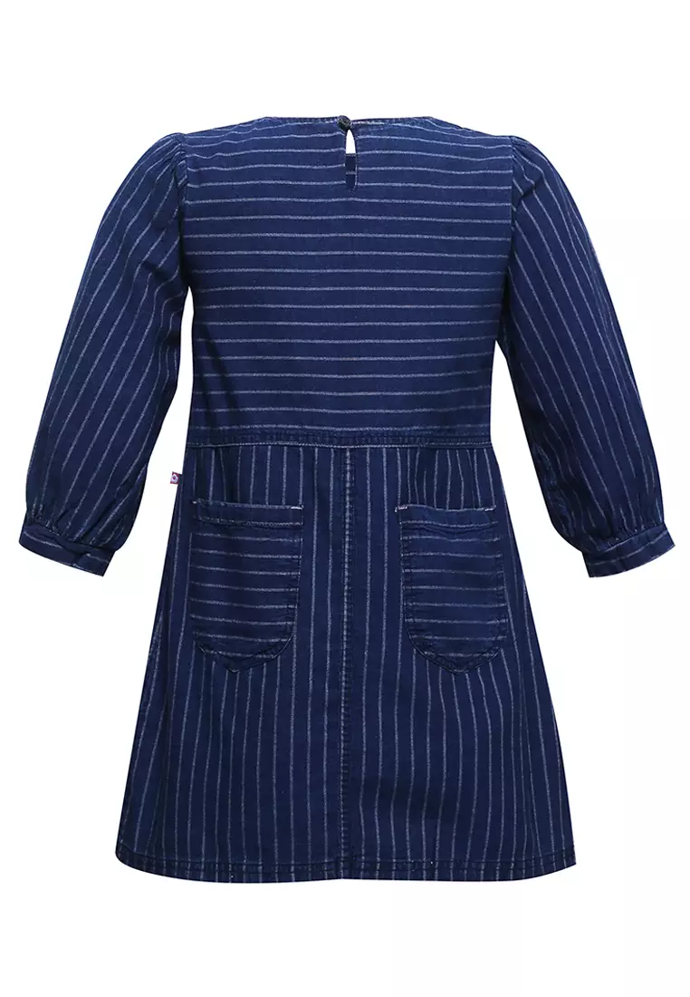 Dress Salur Vertikal
