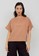 Julia Owers brown Baju Blouse Wanita AYAKO - Coklat muda 35CE6AAB16E410GS_1