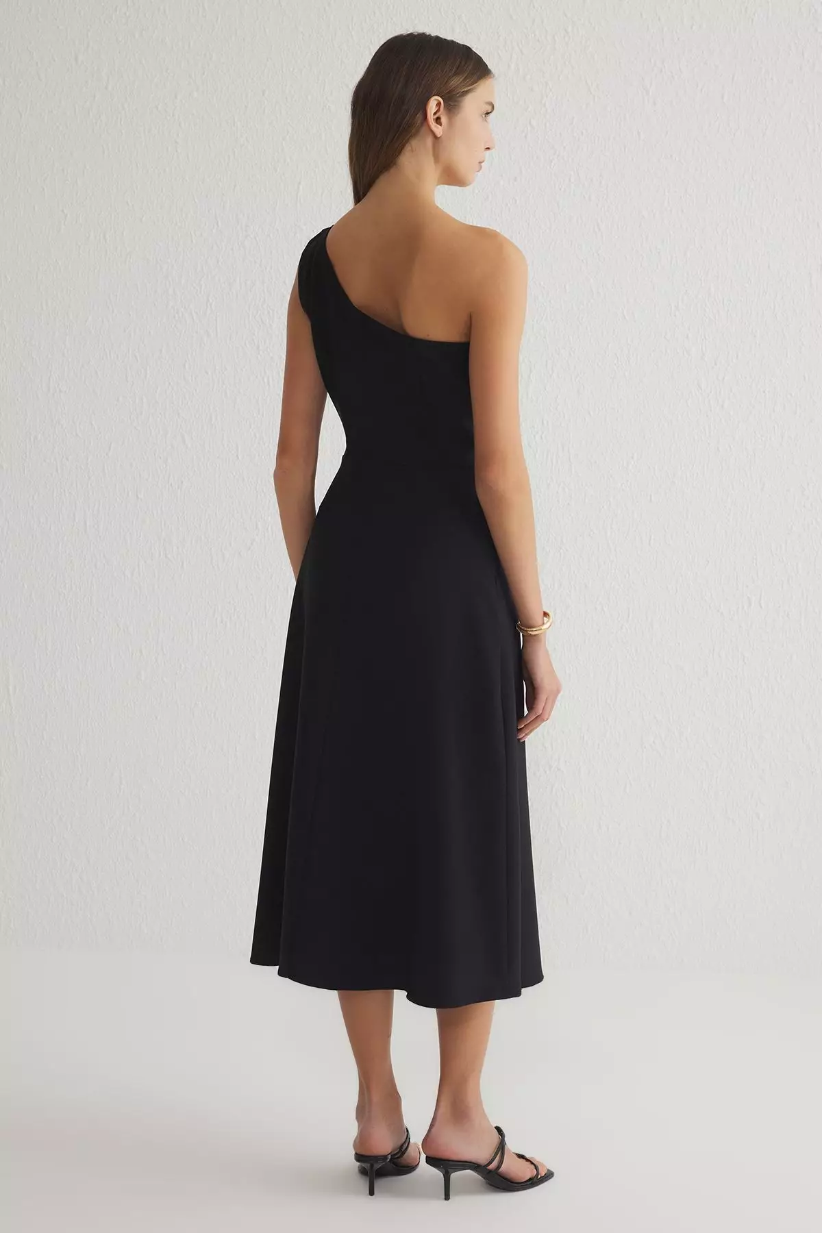 One Shoulder Midi Dress
