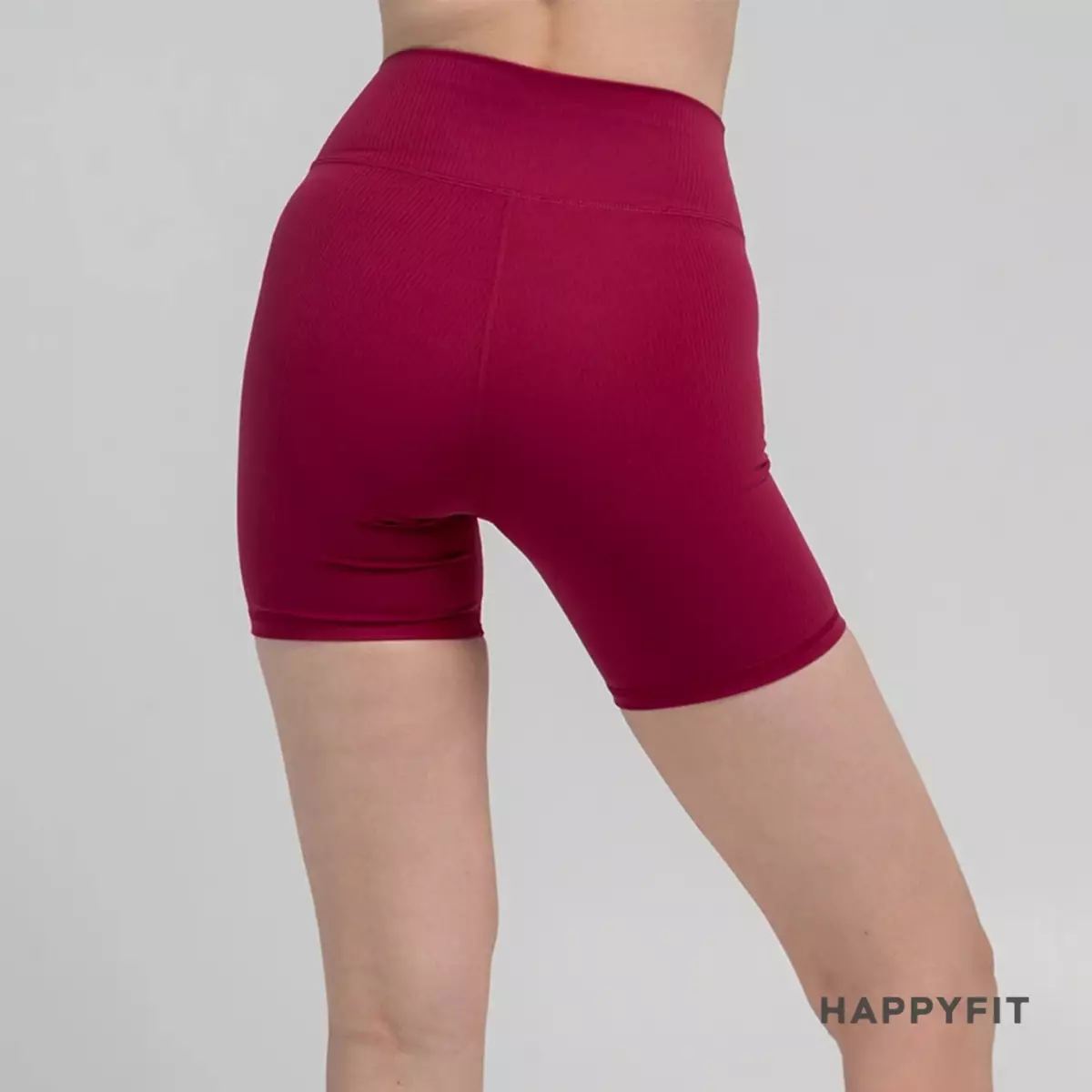HAPPYFIT - Day to Day Biker Shorts Berry