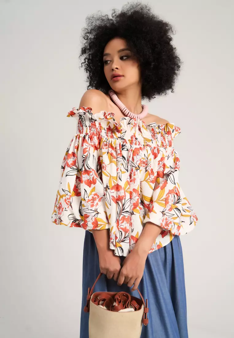 Floral Off-Shoulder Top