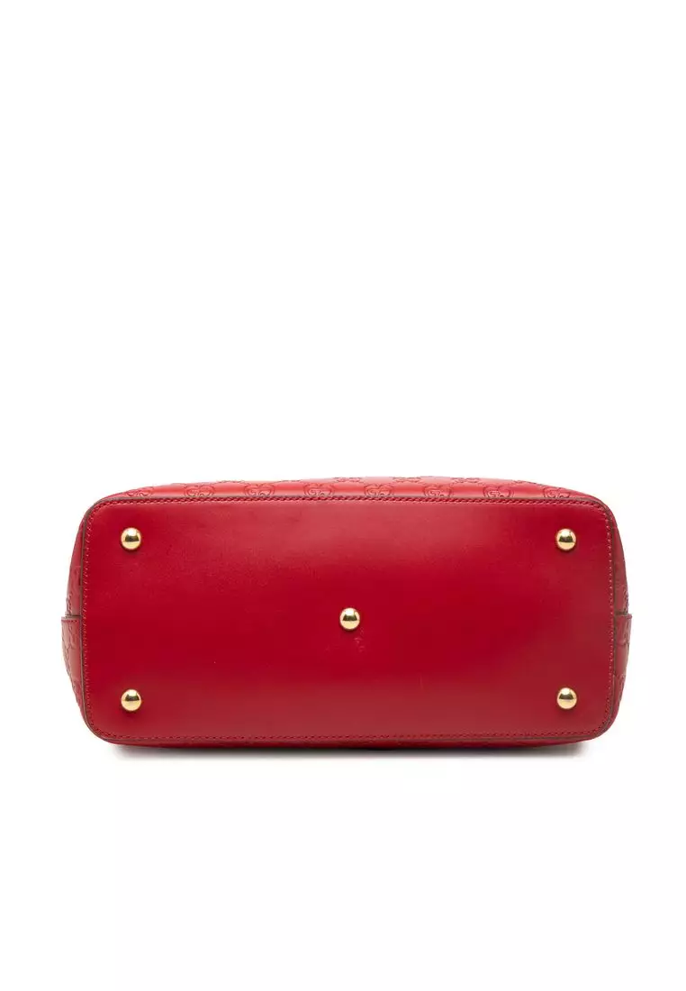 Pre-Loved Gucci Guccissima Linea A Fold Over Satchel
