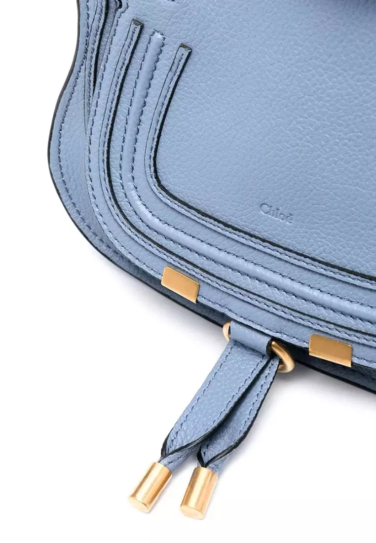 Marcie Mini Double Carry Shoulder Bag in Shady Cobalt