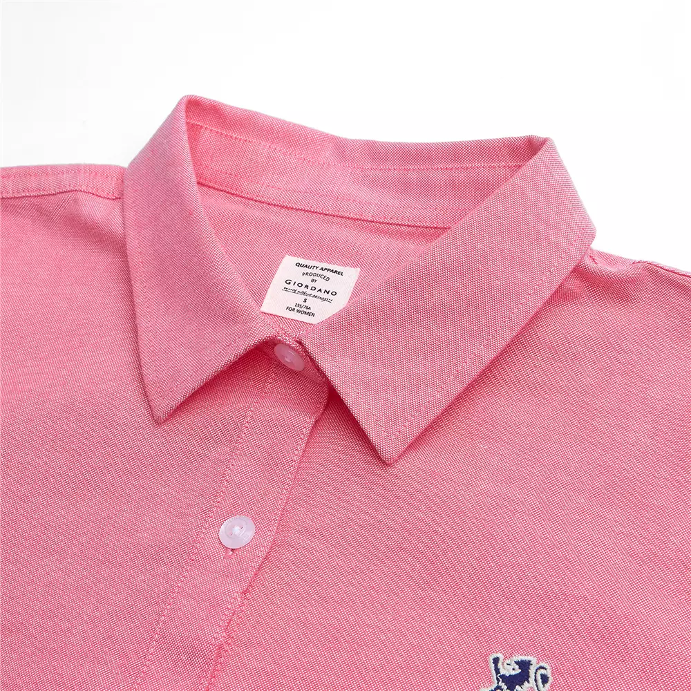 Giordano Women's Cotton Oxford Shirt 0534607380