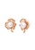 estele gold Estele Rose Gold Plated Flower Shaped Pendant Set with Pearl for Women B0801AC8977703GS_4