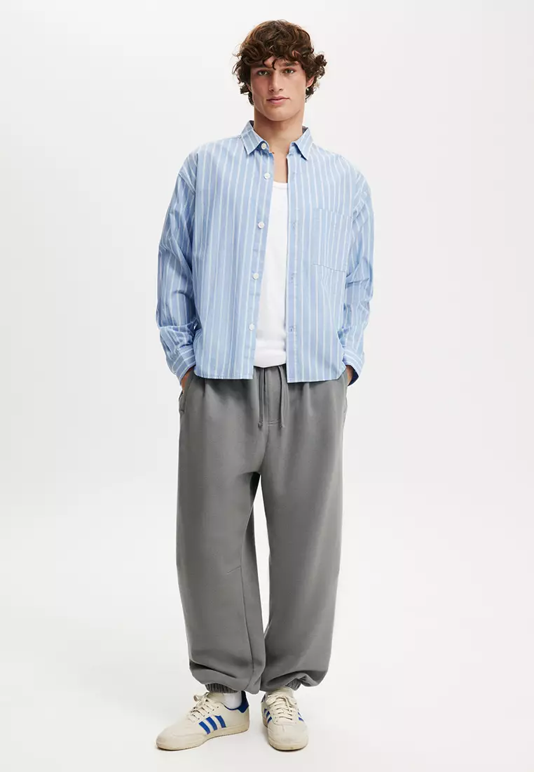 Super Baggy Cuffed Track Pants