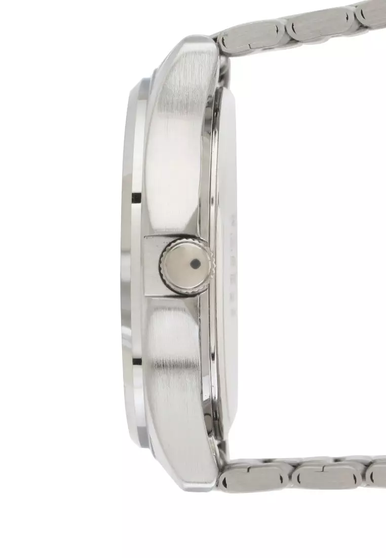 Casio Jam Tangan Pria - Silver Black - Stainless Steel - MTP-1183A-1ADF