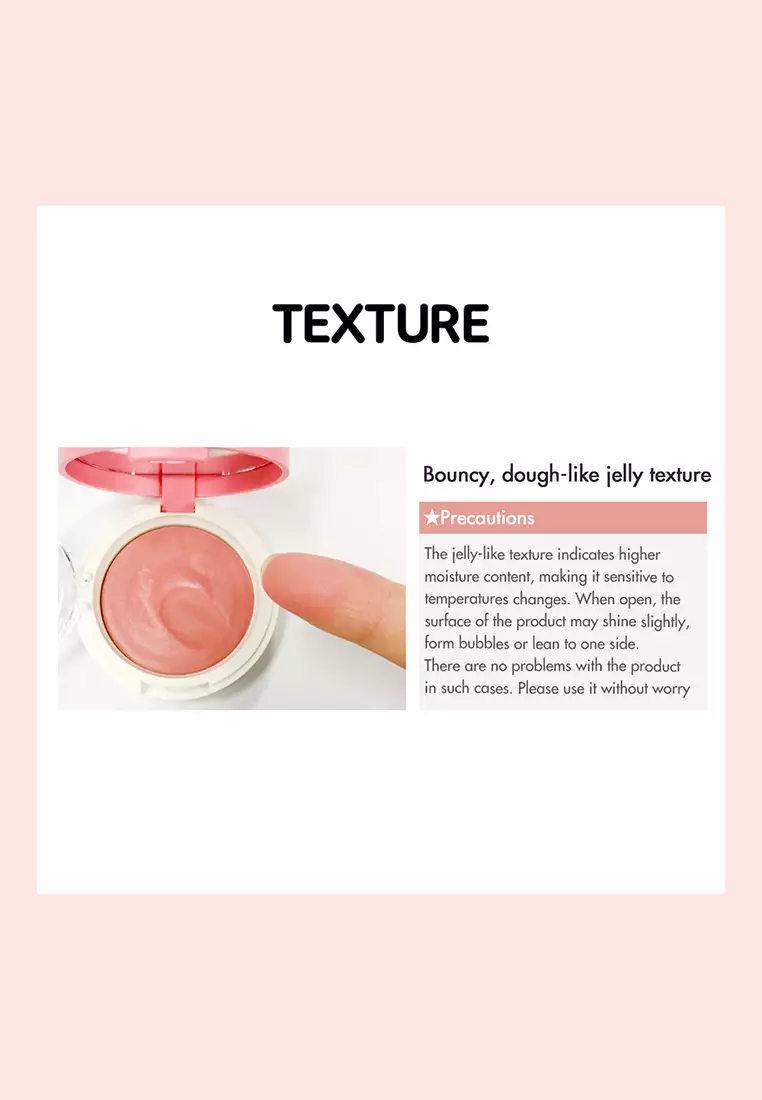 Holika Holika Jelly Dough Blusher - 03 Strawberry Jelly