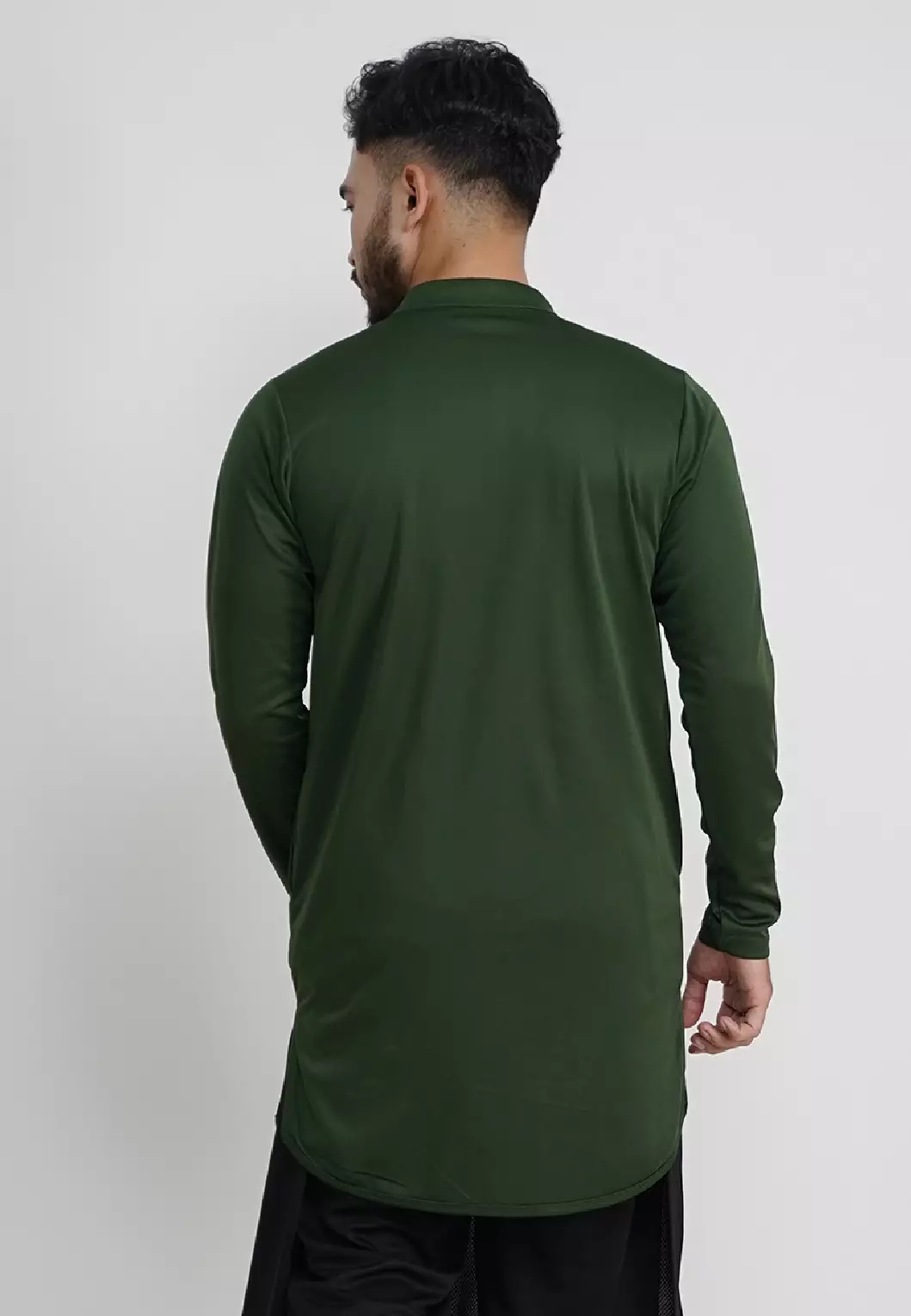 Tiento Nizam Baju Koko 3in1 Kurta Pria Dewasa Muslim Kerah Ciangi Casual Kerja Dry Fit Olahraga Ibadah Salat Lengan Panjang Ramadhan