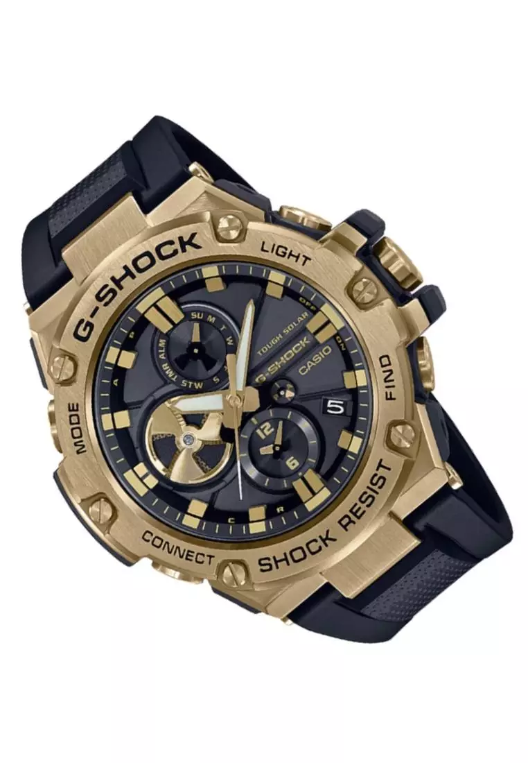 G-shock Steel Bluetooth Analog Solar Watch GST-B100GB-1A9