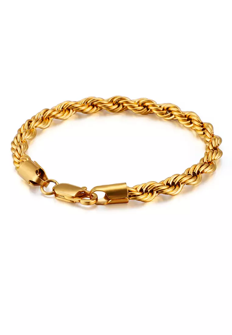 Gold bracelet on sale for men online