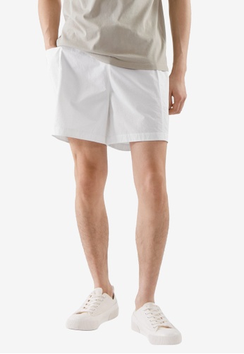 COS white Drawstring Patch Pocket Shorts 79330AAF872997GS_1