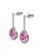 Her Jewellery silver Dangling Droplet Earrings (White Gold) - Made with premium grade crystals from Austria 8FCFFAC68A5F00GS_3