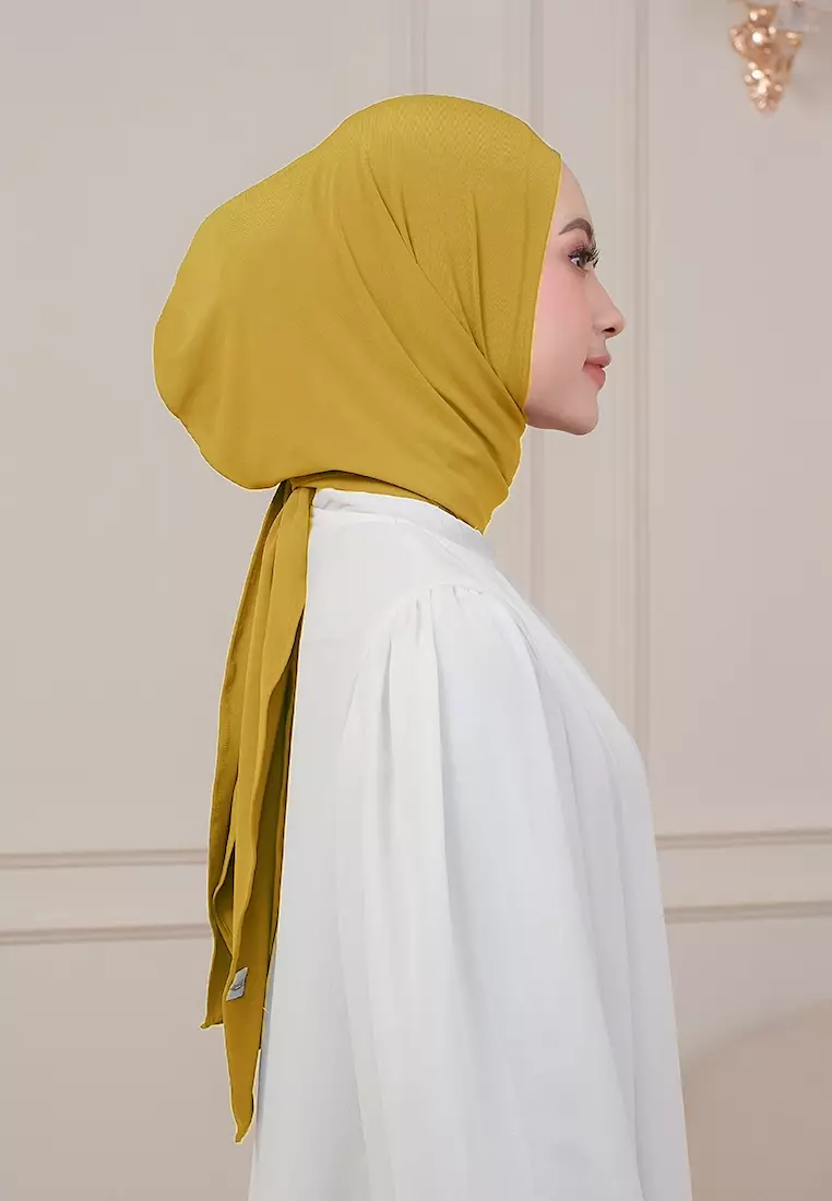 HIJAB INSTAN QIARA - MUSTARD