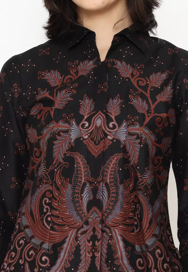 My Aksa Batik Wanita Blouse Emma Edrick