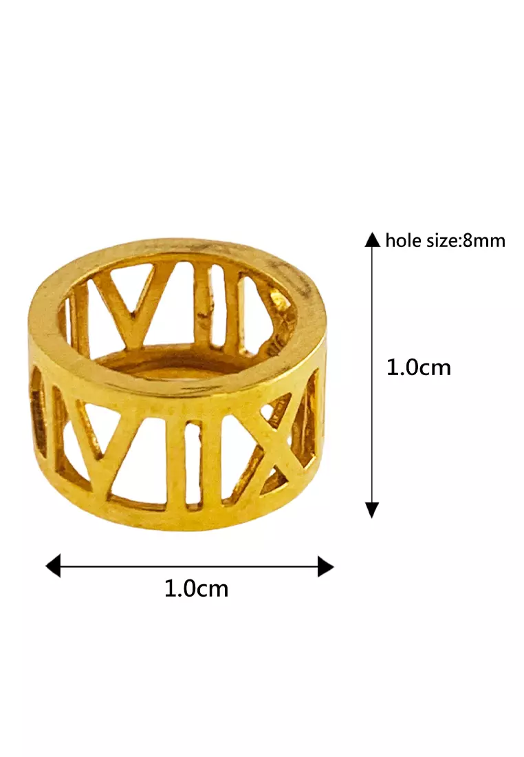 LITZ 916 (22K) Gold Number Charm 数字 GP0644 (1.84+/-)