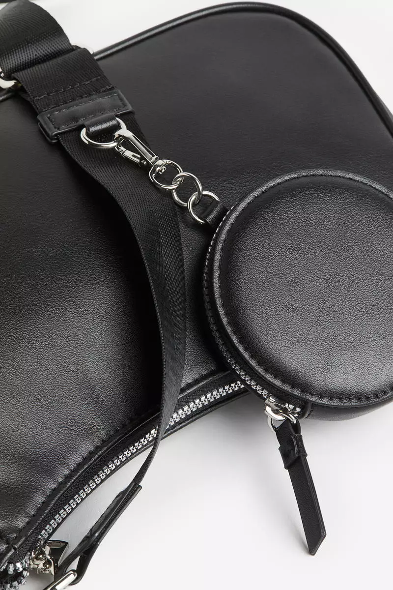 Shoulder bag and pouch