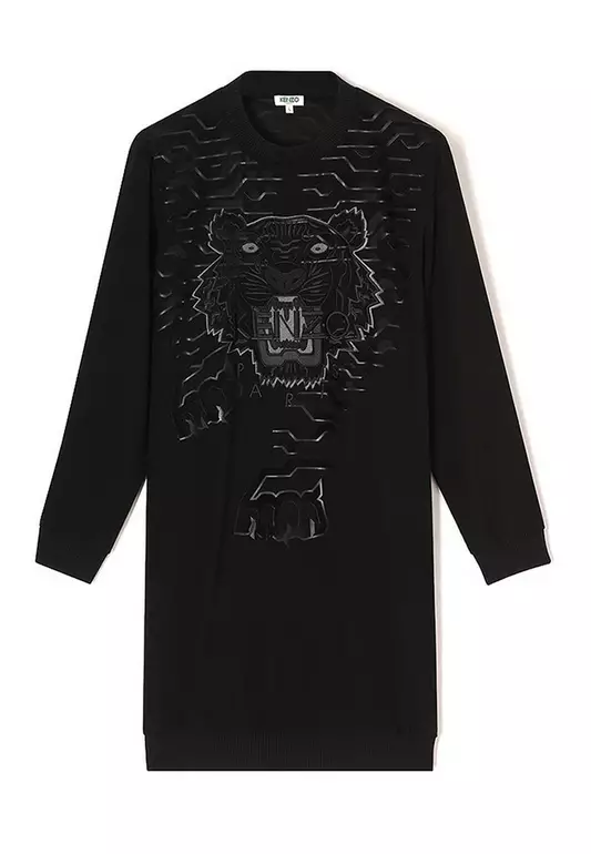 Geo Tiger Sweatshirt in Black