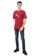 Hamlin red Jack T-Shirt Atasan Kasual Kaos Pria Rose Motive Lengan Pendek Material Cotton ORIGINAL 52937AAFF8FD43GS_5