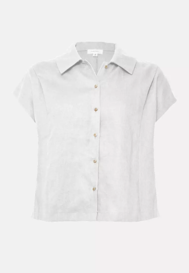 Ami Linen Collar Shirt