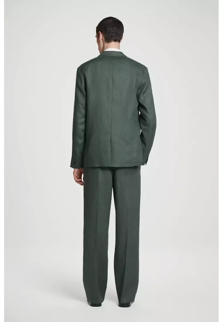 SINGLE-BREASTED LINEN BLAZER