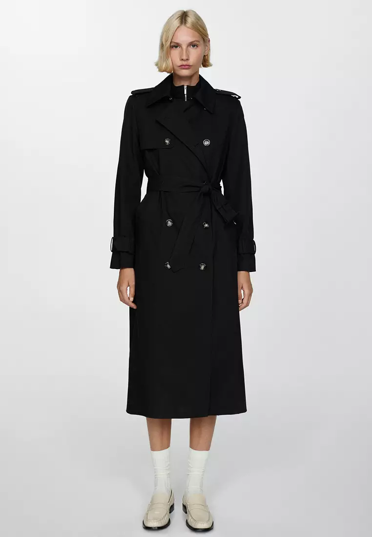 Mango trench coat womens new arrivals