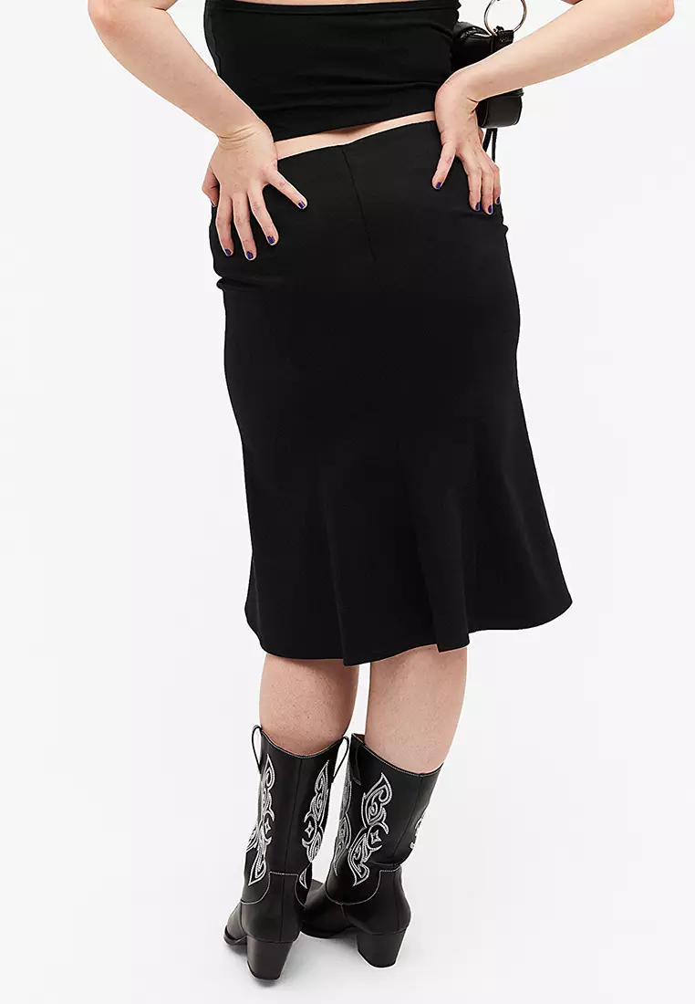 Knee length discount skirts online