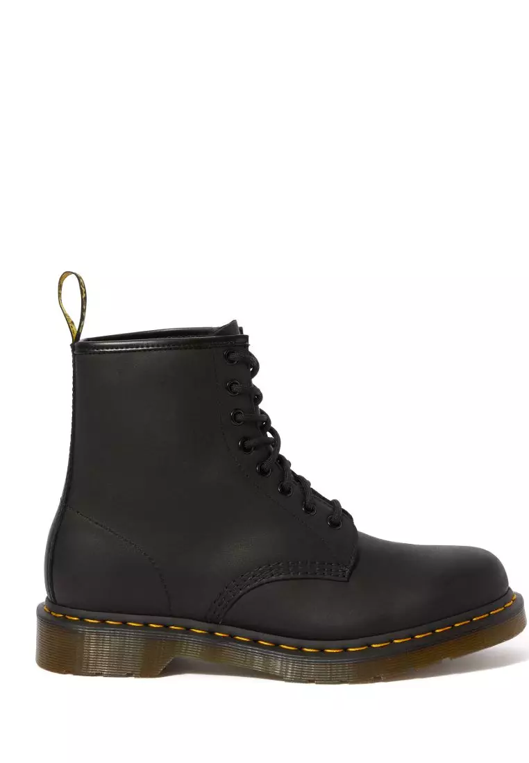 Discount on Dr. Martens  shoes - SKU: 1460 Greasy Leather Lace Up Boots