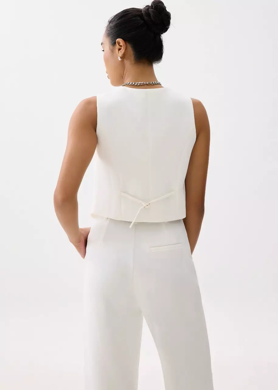 Vest Wanita - Yuna Relaxed V-neck Vest