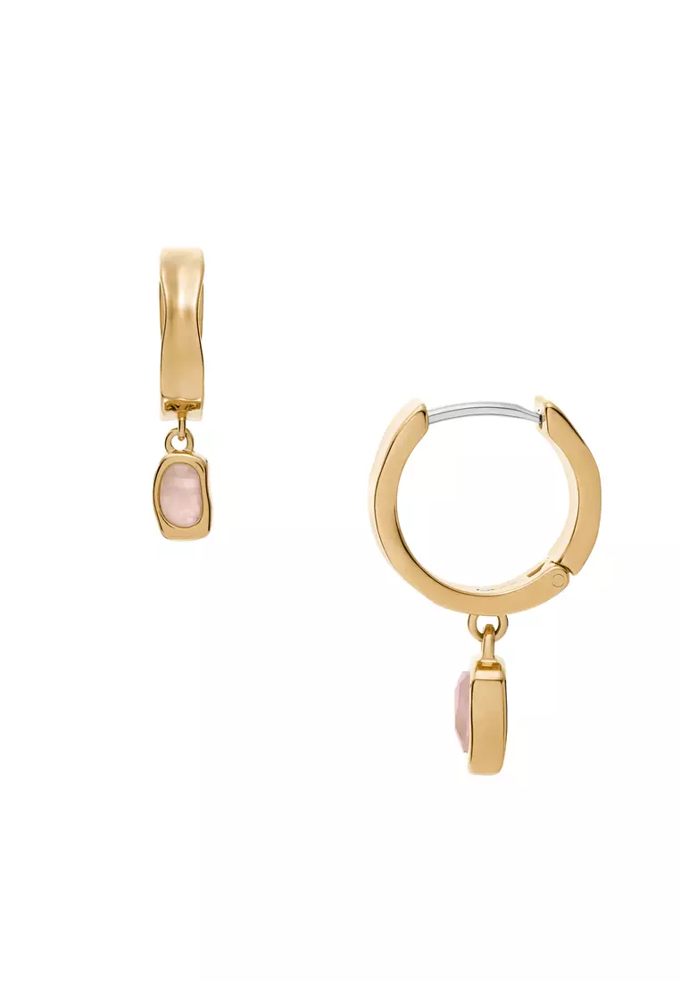 Skagen Signatur Lille Collana Donna Con Ciondolo In Acciaio E Pietra – Chiusura Aragosta, Oro Rosa Spazzolato